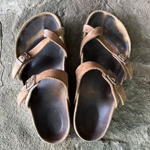 Birkenstock Women's Mayari Oiled Leather Sandals- Size 37 (US 6-6.5)